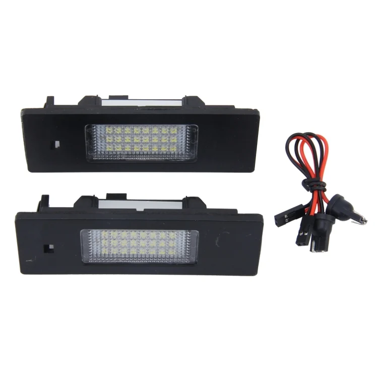 CMS9482WL_4.webp 2 PCS License Plate Light with 24 SMD-3528 Lamps for BMW E87 - Image 5