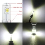 2 PCS  1156/BA15S 40W 800 LM 6000K Car Turn Light Backup Light Brake Light with 8 CREE Lamps, DC 12V - Image 5