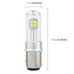 2 PCS  1157/BAY15D 40W 800 LM 6000K Car Turn Light Backup Light Brake Light with 8 CREE Lamps, DC 12V - Image 4