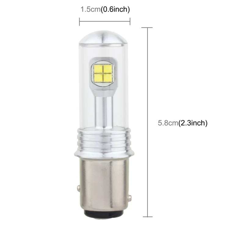 CMS9495WL_3.webp 2 PCS  1157/BAY15D 40W 800 LM 6000K Car Turn Light Backup Light Brake Light with 8 CREE Lamps, DC 12V - Image 4