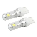 2 PCS  7443 40W 800 LM 6000K Car Brake Light with 8 CREE Lamps, DC 12V - Image 2