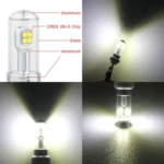 2 PCS  7443 40W 800 LM 6000K Car Brake Light with 8 CREE Lamps, DC 12V - Image 5