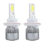2 PCS H13 18W 1800 LM 6000K IP68 Canbus Constant Current Car LED Headlight with 2 COB Lamps, DC 9-36V - Image 2