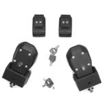 2 PCS Car Anti-Theft Hood Latch Locking Catch Buckle Engine Cover with Lock for Jeep Wrangler JL 2018 - Image 5
