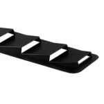 2 PCS Universal Car Air Intake Scoop Bonnet Hood Vent Louver Cooling Panel Trim Set - Image 4