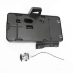 Car Tail Rear License Plate Frame Number Holder Mounting Bracket with Light for Jeep Wrangler JK 2007-2017