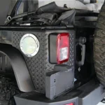 Car Tail Rear License Plate Frame Number Holder Mounting Bracket with Light for Jeep Wrangler JK 2007-2017 - Image 4