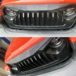 Car Front Racing Front Grille Grid Insect Net for Jeep Wrangler JL 2018 - Image 5