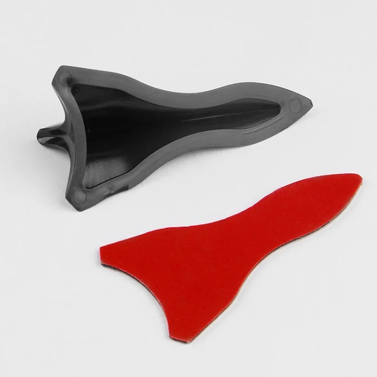 CMS9773_3.webp 10 PCS Universal Car Black Shark Fin Diffuser Vortex Generator Roof Spoiler - Image 4