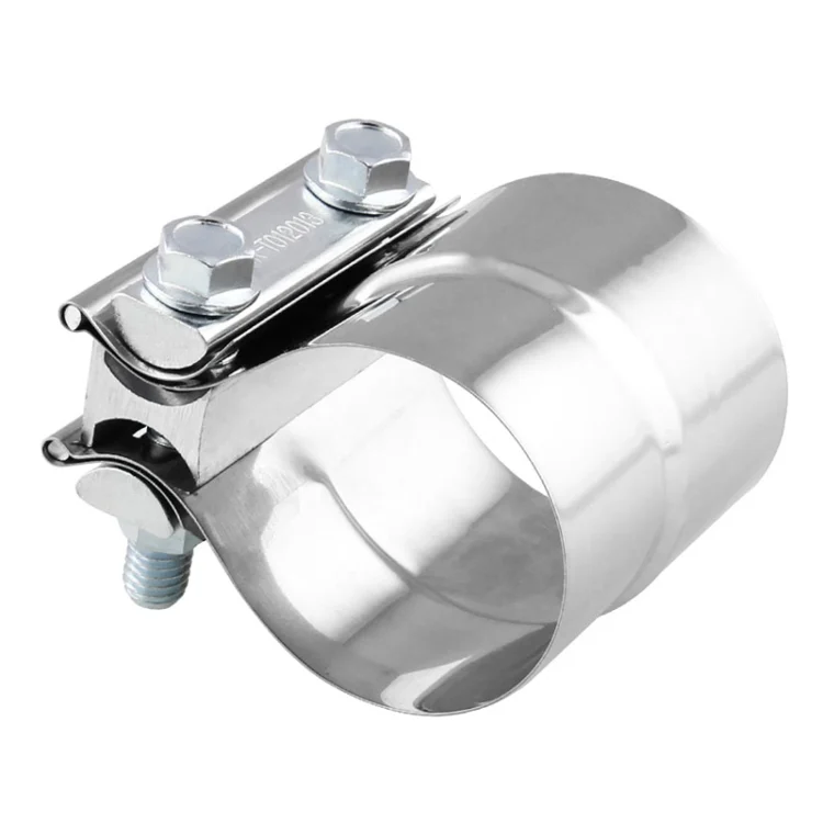 CMS9777_2.webp 2.0 inch Car Turbo Exhaust Downpipe Stainless Steel Lap Joint Band Clamp - Image 3