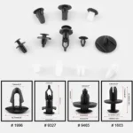 292 PCS Car Retainer Clips Assortment Car Panel Trim Plastic Fasteners Rivet Clips Set - Image 3
