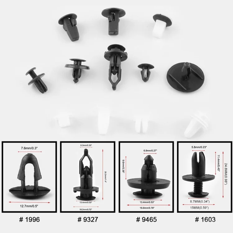 CMS9783_2.webp 292 PCS Car Retainer Clips Assortment Car Panel Trim Plastic Fasteners Rivet Clips Set - Image 3