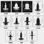 415 PCS Car Retainer Clips Assortment Car Panel Trim Plastic Fasteners Rivet Clips Set - Image 5