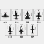 415 PCS Car Retainer Clips Assortment Car Panel Trim Plastic Fasteners Rivet Clips Set - Image 6