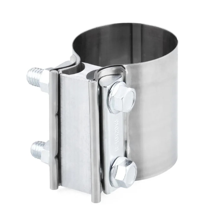 CMS9788_1.webp 2.5 inch 63mm Car Turbo Exhaust Downpipe Stainless Steel Lap Joint Band Clamp - Image 2