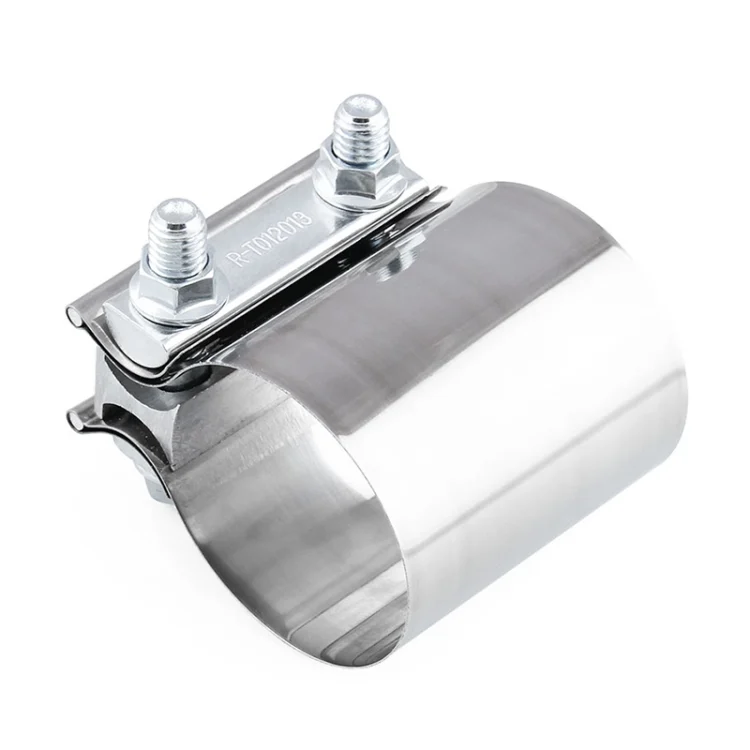 CMS9788_2.webp 2.5 inch 63mm Car Turbo Exhaust Downpipe Stainless Steel Lap Joint Band Clamp - Image 3