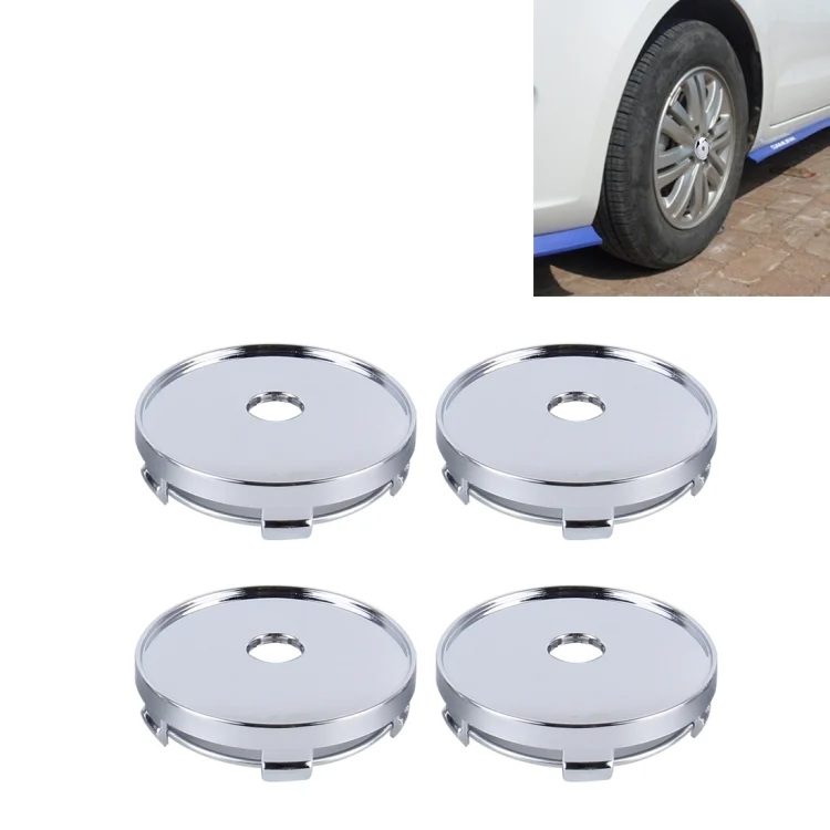 4 PCS Metal Car Styling Accessories Car Emblem Badge Sticker Wheel Hub Caps Centre Cover