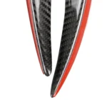 4 PCS Universal Car Carbon Fiber Front Air Knife Decorative Sticker - Image 4