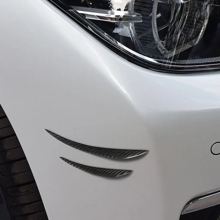 CMS9844_5.webp 4 PCS Universal Car Carbon Fiber Front Air Knife Decorative Sticker - Image 6