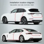 Universal Car Door Invisible Anti-collision Strip Protection Guards Trims Stickers Tape, Size: 2cm x 3m - Image 5