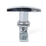 T Shape Handle Paddle Entry Door Latch & Keys Tool Box Lock for Trailer / Yacht / Truck - Image 2