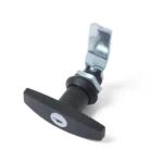 T Shape Handle Paddle Entry Door Latch & Keys Tool Box Lock for Trailer / Yacht / Truck - Image 3