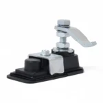 Adjustable Black Paddle Entry Door Latch & Keys Tool Box Lock for Trailer / Yacht / Truck - Image 3