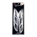 2PCS V-623 JDM Style Plastic Decorative Air Flow Intake Turbo Bonnet Hood Side Vent Cover With Self-adhesive Stick - Image 5