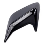 2PCS Plastic Decorative Air Flow Intake Turbo Bonnet Hood Side Vent Grille Cover With Self-adhesive Sticker - Image 3