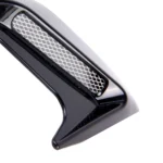 2PCS Plastic Decorative Air Flow Intake Turbo Bonnet Hood Side Vent Grille Cover With Self-adhesive Sticker - Image 5