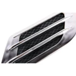 2 PCS Euro Style Plastic Decorative Air Flow Intake Turbo Bonnet Hood Side Vent Grille Cover With Self-adhesive Sticker - Image 5