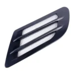 2 PCS Euro Style Metal Decorative Air Flow Intake Turbo Bonnet Hood Side Vent Grille Cover with Self-adhesive Sticker - Image 4