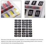 1 in 8 Out Fuse Box PC Terminal Block Fuse Holder Kits with LED Warning Indicator for Auto Car Truck Boat - Image 9