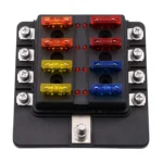 1 in 8 Out Fuse Box Screw Terminal Section Fuse Holder Kits with LED Warning Indicator for Auto Car Truck Boat - Image 2