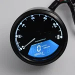 Motorcycle LCD Digital Tachometer Speedometer Odometer Gauge - Image 3