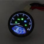 Motorcycle LCD Digital Tachometer Speedometer Odometer Gauge - Image 8