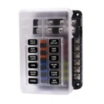 Independent Positive and Negative 1 in 12 Out 12 Way Circuit Blade Fuse Box Fuse Holder Kits with LED Warning Indicator for Auto Car Truck Boat - Image 10