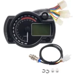 Motorcycle Modified Instrument Panel 12V LCD Display Adjustable Mile Oil Meter Water Temperature Meter Mileage 2-4 Cylinder - Image 2