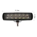 6 inch 18W 6000K IP68 8D Car Boat Marine Work Lights Spotlight LED Bulbs, DC 10-30V - Image 4