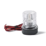 DC 12V 2.5W Marine Boat Yacht Stern Anchor LED Navigation Light All Round 360 Degree White Light - Image 3
