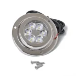 DC 10-30V 12W IP68 316 Stainless 6 LEDs Blue Light Underwater Light Boat High Power Bright for Marine / Yacht - Image 2