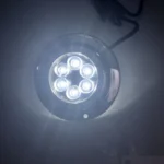 DC 10-30V 12W IP68 316 Stainless 6 LEDs White Light Underwater Light Boat High Power Bright for Marine / Yacht - Image 6