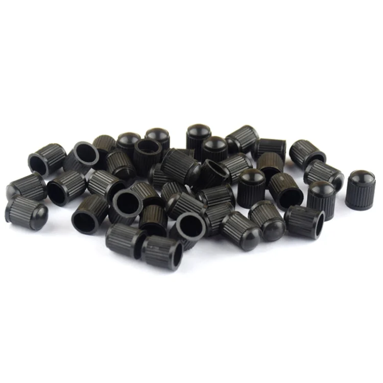 CRP0007B_2.webp 200 PCS Black Tire valve Dust Rubber Cap For Bicycle And Car, Diameter: 10mm(Black) - Image 3