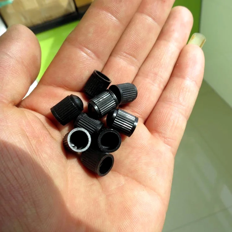 CRP0007B_3.webp 200 PCS Black Tire valve Dust Rubber Cap For Bicycle And Car, Diameter: 10mm(Black) - Image 4