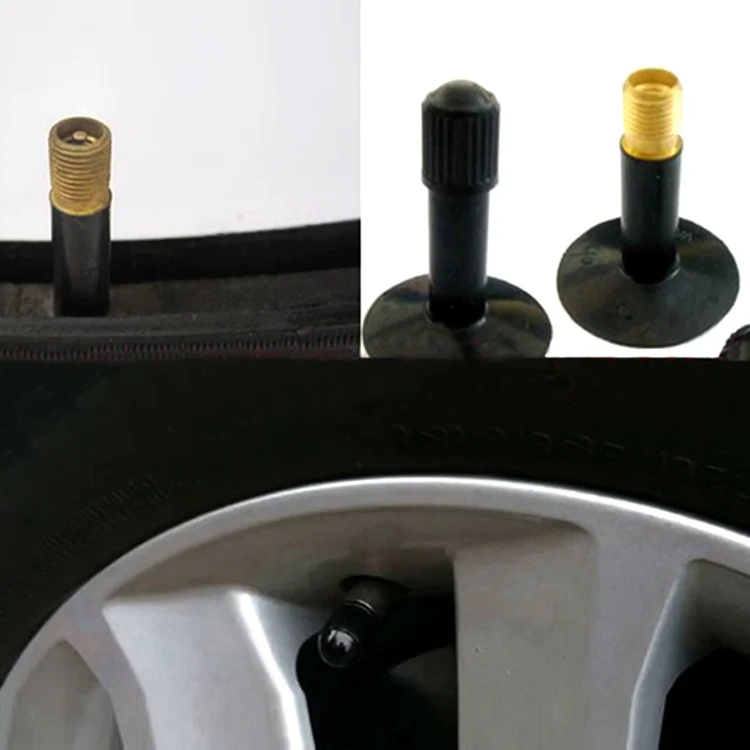CRP0007B_4.webp 200 PCS Black Tire valve Dust Rubber Cap For Bicycle And Car, Diameter: 10mm(Black) - Image 5