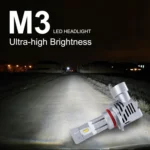 2 PCS M3 9005 / HB3 / H10 DC9-32V / 17W / 6500K / 2000LM IP68 Car LED Headlight Lamps - Image 4
