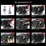 2 PCS M3 H7 DC9-32V / 17W / 6500K / 2000LM IP68 Car LED Headlight Lamps - Image 10