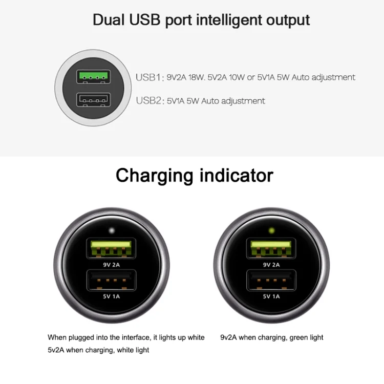 CRP0269H_6.webp Original Huawei CP31 18W Max Dual USB Port Fast Charging Car Charger - Image 7