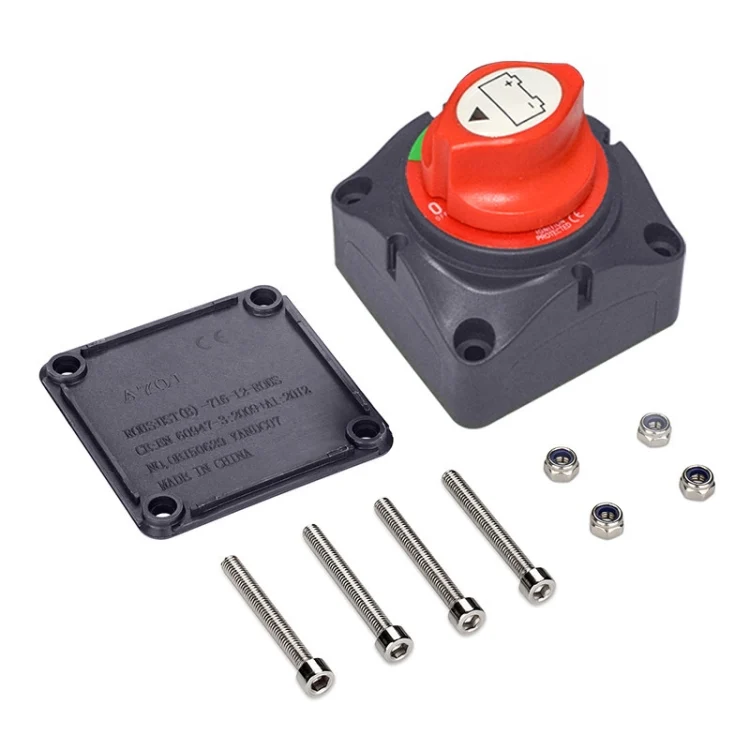 CRP0274_2.webp Car Auto RV Marine Boat Battery Selector Isolator Disconnect Rotary Switch Cut - Image 3