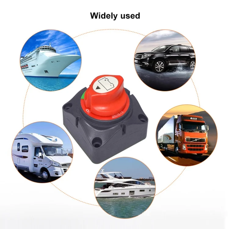 CRP0274_6.webp Car Auto RV Marine Boat Battery Selector Isolator Disconnect Rotary Switch Cut - Image 7